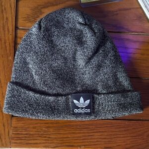 Adidas Charcoal Knit Beanie! New!